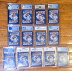 Pokemon Graded Card Lot of 13 - Mixed Grades and Graders - Image 2