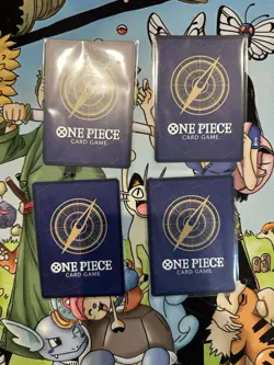 Set Of 4 Opened Promo One Piece Card Treasure Booster Monkey.D.Luffy ST10-006 - Image 3