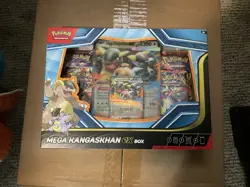Pokemon TCG: Mega Kangaskhan ex Collection Factory Sealed Card Box 4 packs MINT - Image 1