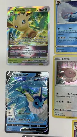 Pokemon TCG Sword & Shield Era Black Star Promo Eevee Evolution 11 Card Lot - Image 3