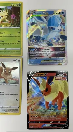 Pokemon TCG Sword & Shield Era Black Star Promo Eevee Evolution 11 Card Lot - Image 5