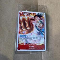 Koby (OP12 Release Event) P-092 One Piece Promotion Cards Regular Sealed W Luffy - Image 1