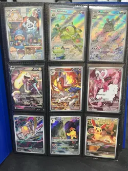 Pokemon TCG Binder Collection 115 Cards Lot Special Illustration Collection NM - Image 1