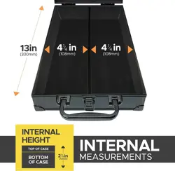 CARDKINGPRO TSB | PRO | 2000 Sports Pokemon TCG Game Card Storage Case Black - Image 3