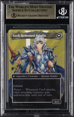 2025 MTG: FINAL FANTASY CECIL DARK KNIGHT CECIL REDEEMED PALADIN BGS 9.5 - Image 2