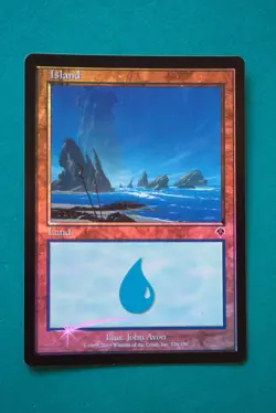 Island #336 (Foil) - Invasion - NM (Never Played) - Magic The Gathering - Image 1