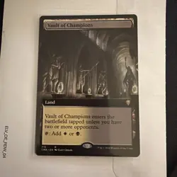 Vault of Champions (Extended Art) Commander Legends Regular 715 Mtg - Image 1