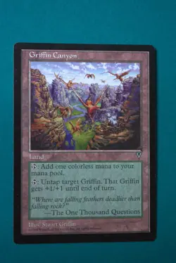Griffin Canyon - MTG - Visions - Lightly Played - Magic the Gathering - Image 1
