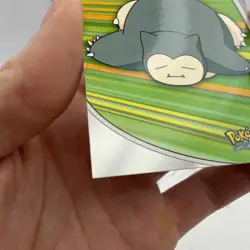 2000 Topps Pokemon TV Animation Heroes & Villains Snorlax #HV14 NON HOLO NMT - Image 4