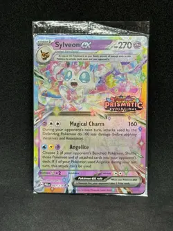 Pokemon Sylveon EX #41/131 Sealed Stamped Prismatic Evolutions Promo - Image 1
