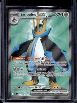 2025 Pokemon Phantasmal Flames Empoleon ex Ultra Rare #114/094 - Image 1