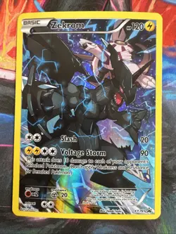 Zekrom (Full Art) #XY76 Black Star Promo Pokemon 2015 English NM- - Image 2