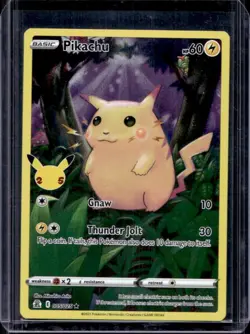 2021 Pokemon SWSH Celebrations Pikachu Holo #005/025 - Image 1