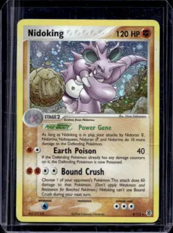 2004 Pokemon EX FireRed & LeafGreen Nidoking Holo #8/112 - Image 1