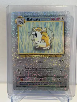 Pokemon TCG Raticate Reverse Holo Legendary Collection 61/110 LP Condition 2002 - Image 1