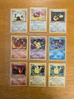 Lot of 1st edition Pokemon cards, early era - see description - Image 1