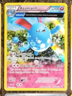 Azumarill Reverse Holo Rare Pokemon TCG Primal Clash 104/160 - Image 1