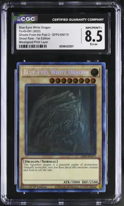 Blue-eyes White Dragon GFP2-EN175 1st Edition Yu-gi-oh! CGC 8.5 Nm/mint+ *001 - Image 1