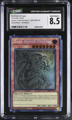 Dark Armed Dragon GFP2-EN179 1st Edition Yu-gi-oh! CGC 8.5 Nm/mint+ *057 - Image 1
