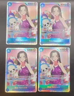 4x Boa Hancock OP01-078 SR FOIL - Playset - ONE PIECE TCG English NM/M 🔥 - Image 1