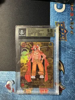 2024 One Piece OP09 Gold Manga Alternate Art #118 Gol D. Roger BGS 9.5 Gem Mint - Image 1