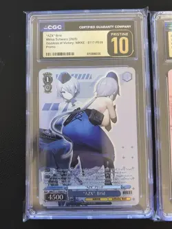 CGC Pristine 10 Weiss English NIKKE Promo Lot of 3 - Brid Dorothy Noir - Rare - Image 2