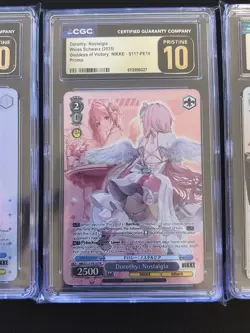 CGC Pristine 10 Weiss English NIKKE Promo Lot of 3 - Brid Dorothy Noir - Rare - Image 3