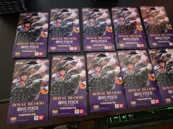 One Piece Card Game - Royal Blood (OP-10) - Sleeved Booster Pack - Lot of 10 - Image 2