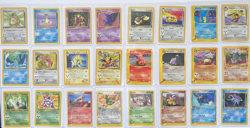 WOTC 1999 Vintage Pokemon Card Lot of 24 Cards Mewtwo, Eevie, Gengar - MP - Image 1
