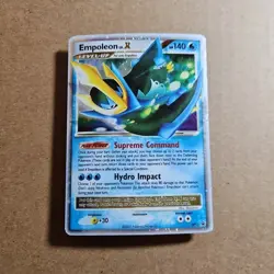 🔥🔥2007 Empoleon Lv. X DP11, Holo Pokemon Card, Diamond & Pearl Black Star... - Image 1