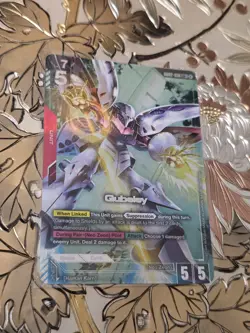 Gundam Card Game Qubeley (LR+) LR+ Dual Impact GD02-036 - Image 1