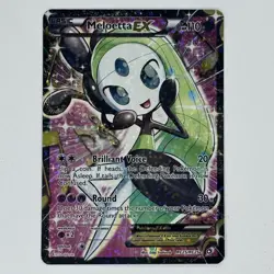 Pokemon TCG Meloetta EX RC25 Legendary Treasures Ultra Rare Full Art Holo Card - Image 1