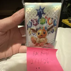 Pokemon TCG Eevee Card Sleeves 65ct Multicolor 2025 - Prismatic Evolutions - Image 2