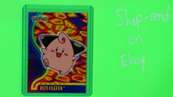 Nm Cleffa #173 Pokemon Topps Johto League Champions Card Glossy Rare - Image 1