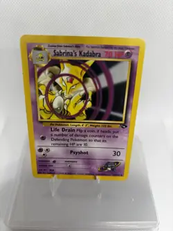 Pokemon TCG Sabrina's Kadabra Gym Challenge 58, Regular Unlimited Uncommon Card - Image 2