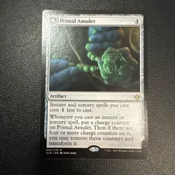 MTG Primal Amulet - Ixalan NM/Reg English - Pack Fresh - Magic the Gathering - Image 1