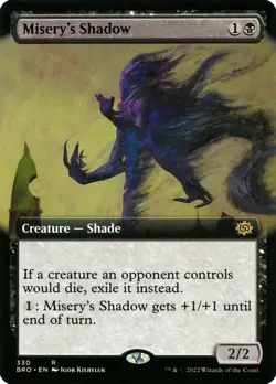~1x Misery's Shadow EXTENDED x1 ~NM~ BRO Magic the Gathering MtG~ - Image 1