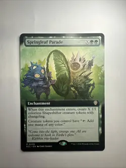 Springleaf Parade (Extended Art) Commander: Lorwyn Eclipsed Regular - Image 1