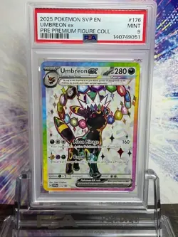 2025 Pokemon Umbreon ex 176 & Espeon ex 175 Black Star Promo PSA 9-Sequential🔥 - Image 2