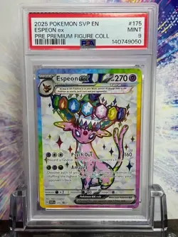 2025 Pokemon Umbreon ex 176 & Espeon ex 175 Black Star Promo PSA 9-Sequential🔥 - Image 4