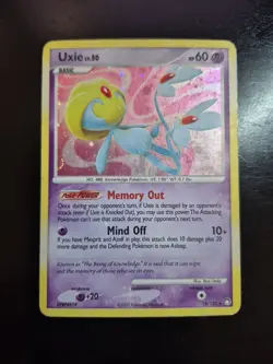 Pokemon Card TCG Uxie LV. 50 Holo Rare D&P Mysterious Treasures 18/123 MP - Image 1
