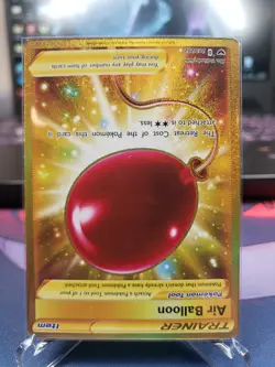 Air Balloon 213/202: 🎈Sword & Shield: TRAINER TOOL (GOLD Secret Rare) NM-MINT+ - Image 2