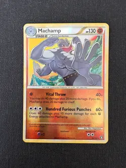 Pokemon - Machamp 26/102 Triumphant Reverse Holo - LP - Image 5