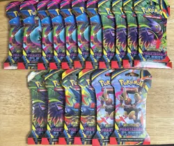 Phantasmal Flames Sleeved Booster Packs x17 Pokemon Sealed - Image 1