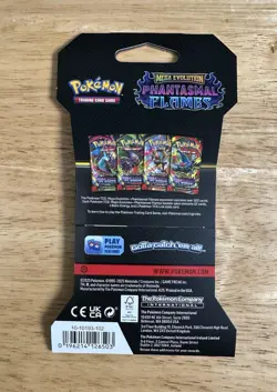 Phantasmal Flames Sleeved Booster Packs x17 Pokemon Sealed - Image 3