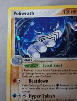 Poliwrath 11/115 Unseen Forces Holo MP 2005 Pokemon TCG rare - Image 5