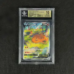 Pokemon BGS 10 PRISTINE Charizard V SAR 2022 211/172 S12a Japanese - Image 1