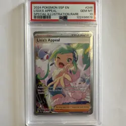 Pokemon Lisia's Appeal 246/191 Surging Sparks Special Illustration Rare PSA 10 - Image 1