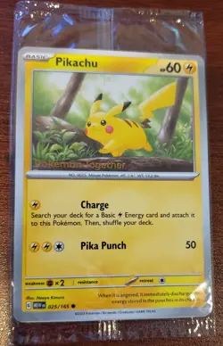 Pokemon Together Pikachu 25/165 & Eevee 133/165 Stamped Promos - Factory Sealed - Image 4