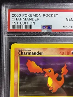 Pokemon TCG Charmander Team Rocket 50/82 Regular 1st Edition Common - PSA 10 - Image 4